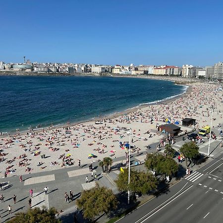Piso Con Vistas A La Playa De Riazor Leilighet La Coruña Eksteriør bilde