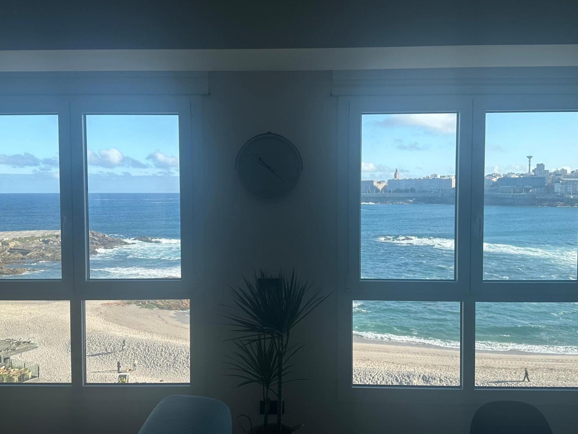Piso Con Vistas A La Playa De Riazor Leilighet La Coruña Eksteriør bilde
