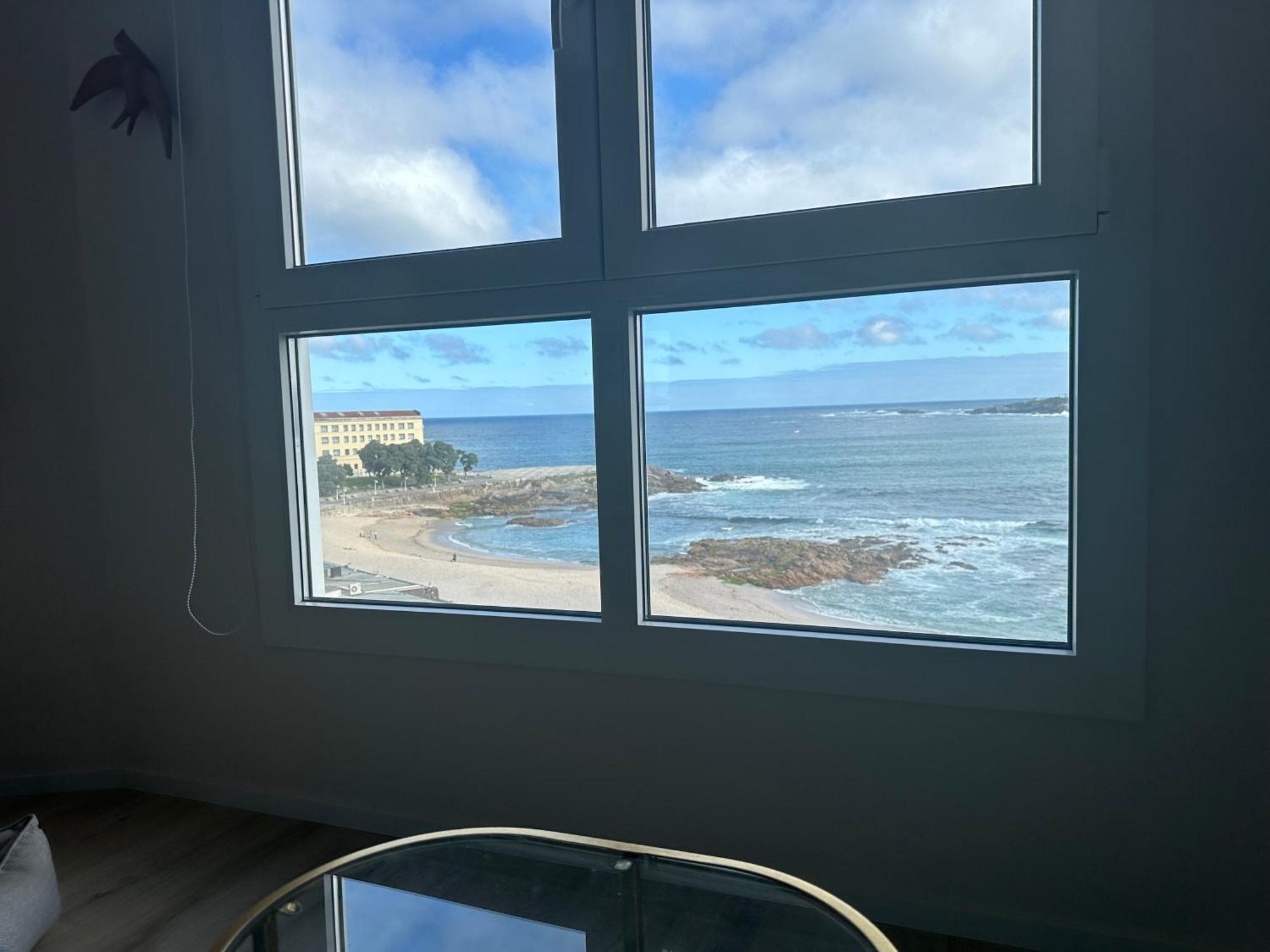 Piso Con Vistas A La Playa De Riazor Leilighet La Coruña Eksteriør bilde