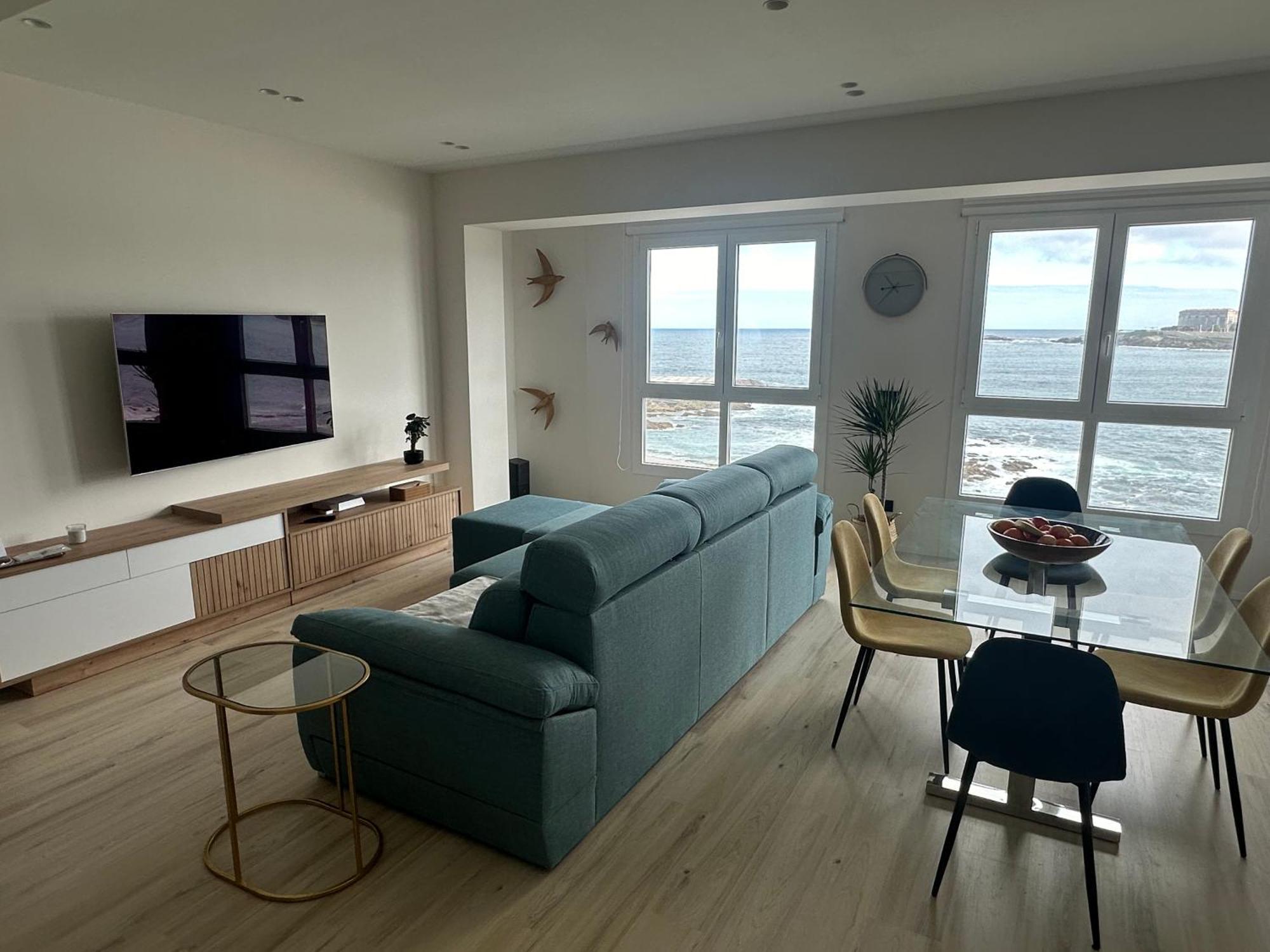 Piso Con Vistas A La Playa De Riazor Leilighet La Coruña Eksteriør bilde