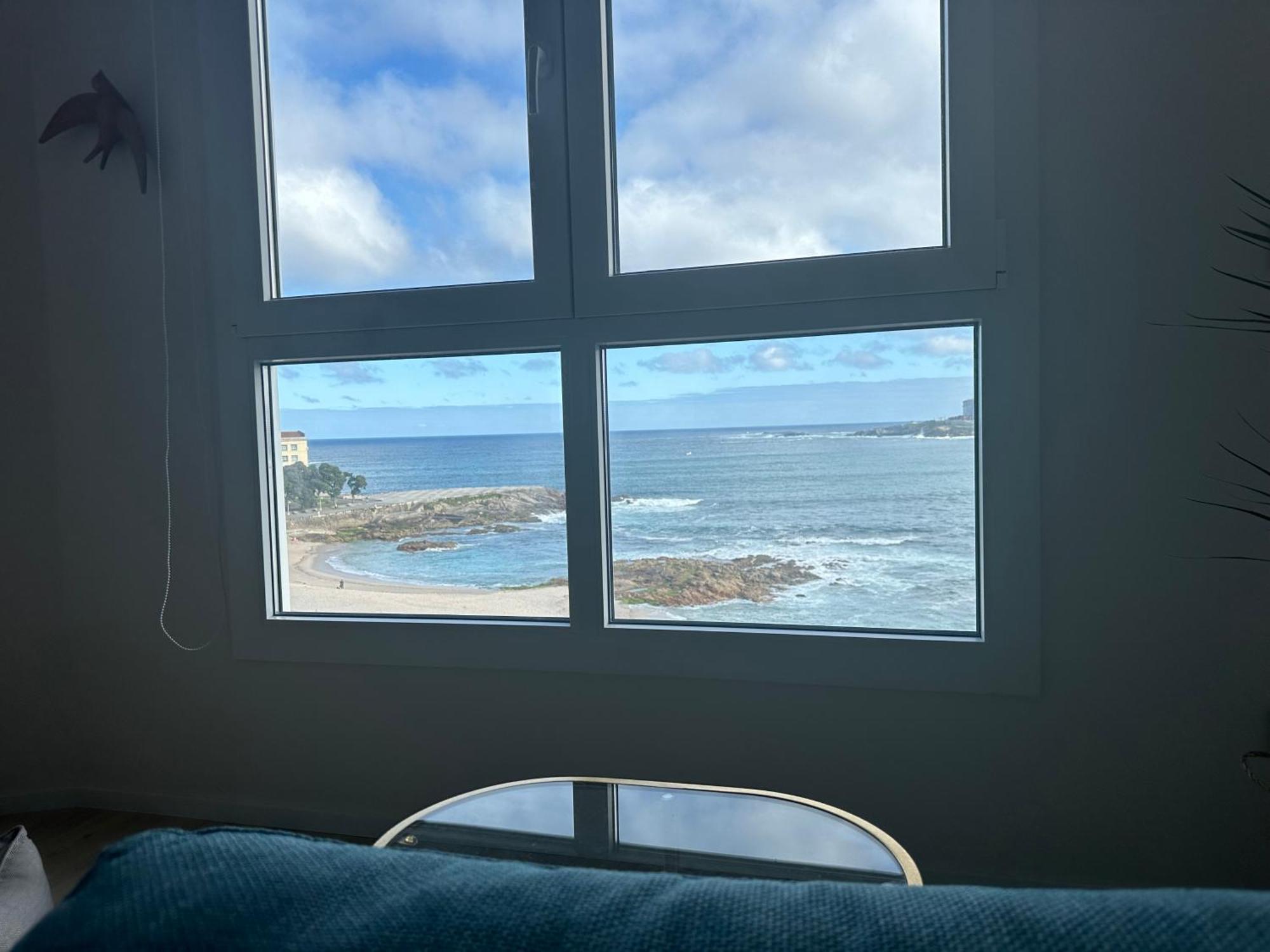 Piso Con Vistas A La Playa De Riazor Leilighet La Coruña Eksteriør bilde