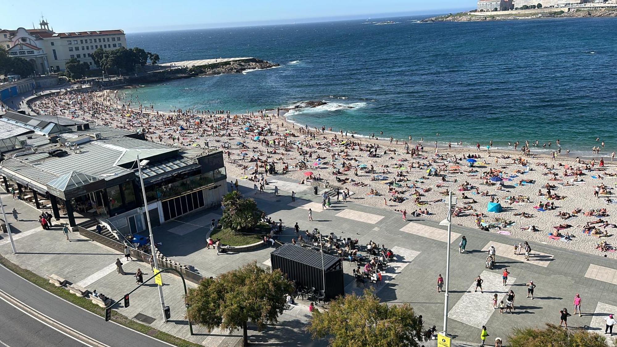 Piso Con Vistas A La Playa De Riazor Leilighet La Coruña Eksteriør bilde